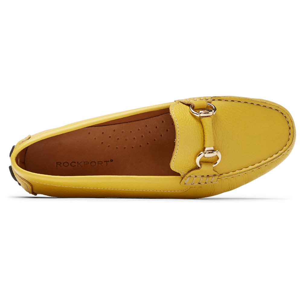 Rockport Womens Bayview Bit Keeper - Loafers Yellow - VGT063548